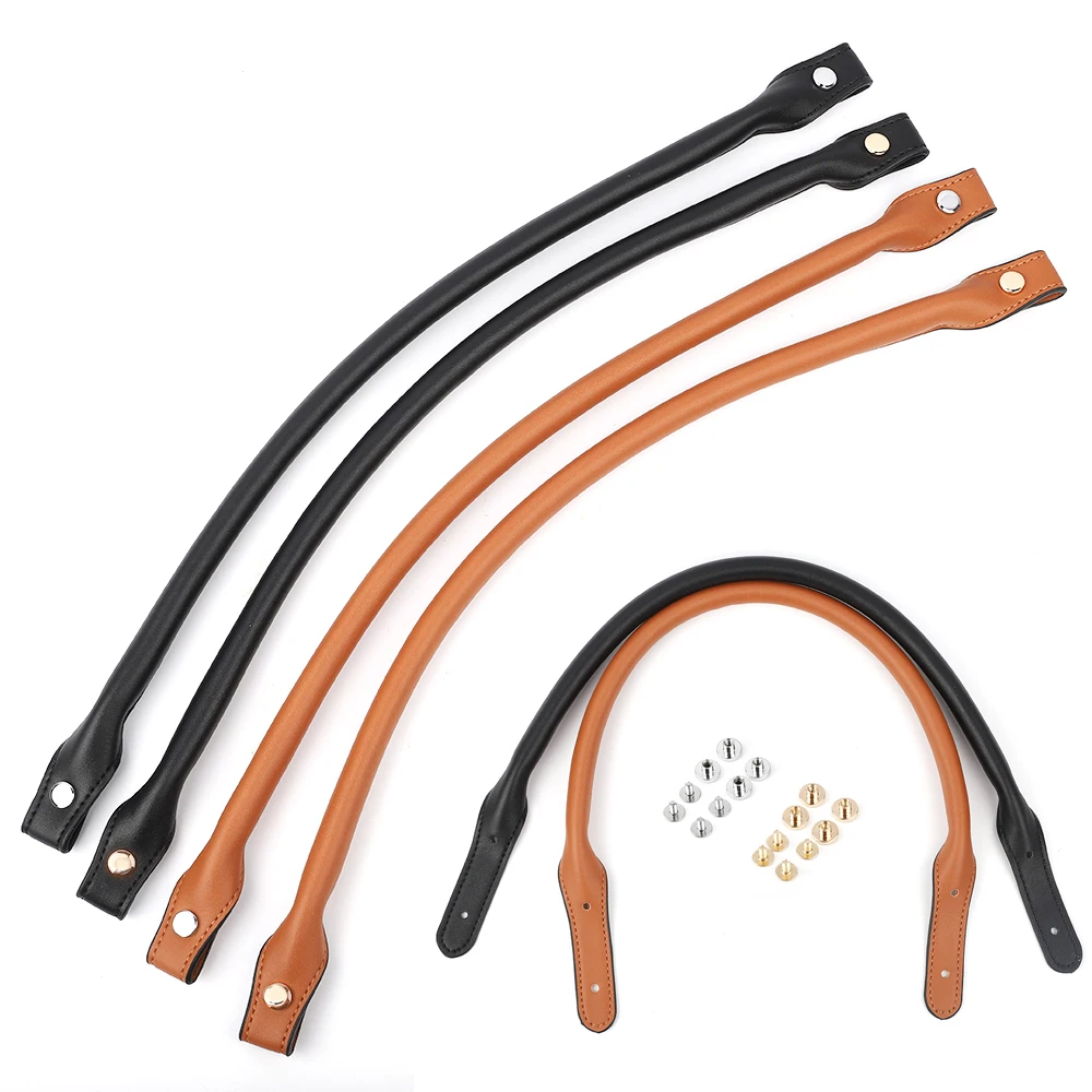 2pcs 45cm Hand Strap Luggage Bags Accessories Synthetic Leather Handle DIY Women's Lady Handbag Shoulder Accessories