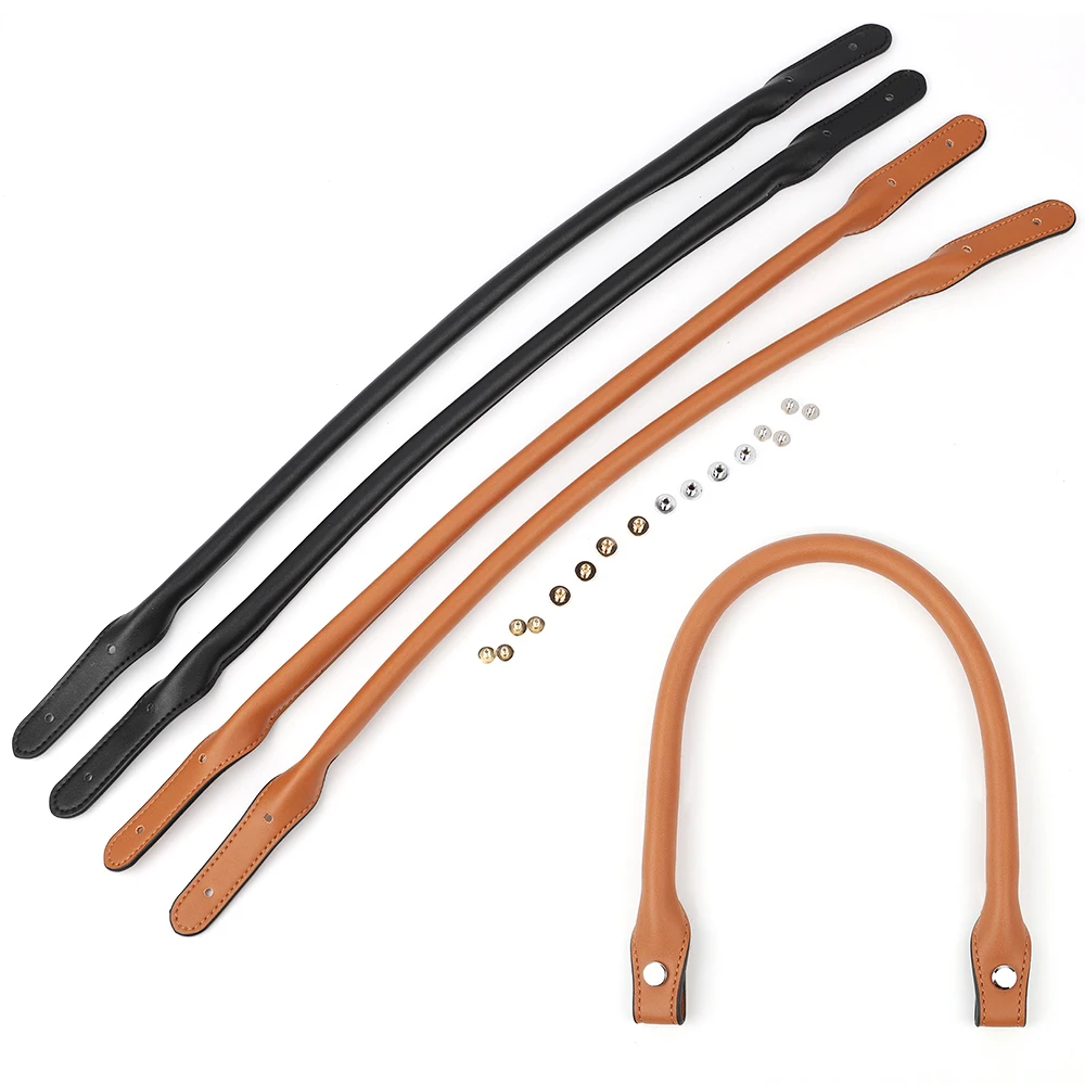 2pcs 45cm Hand Strap Luggage Bags Accessories Synthetic Leather Handle DIY Women's Lady Handbag Shoulder Accessories