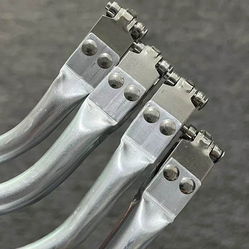 10Pcs 16-30cm Metal Bag Kiss Clasp Aluminium Tube Handbag Handle Purse Frame Woven-bag Clamp Buckle DIY Hardware Accessories