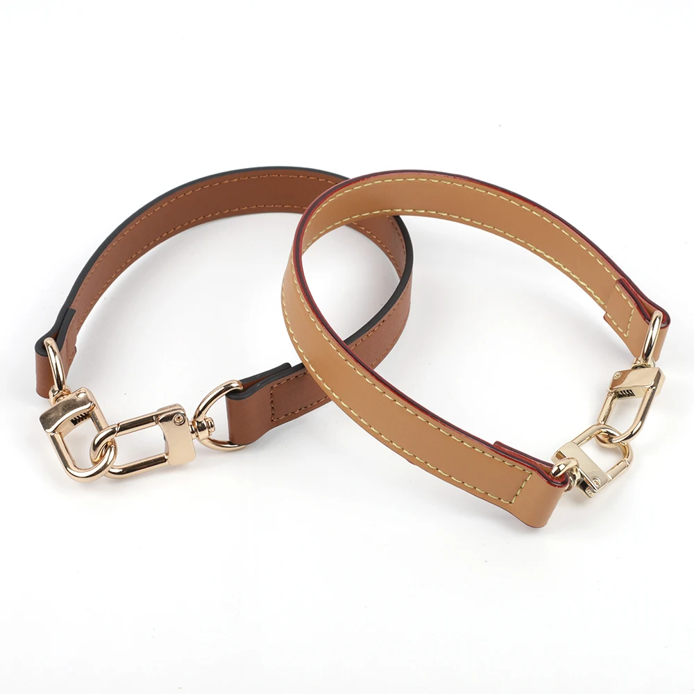 Genuine Cow Leather Short Bag Strap Women Shoulder Strap Purse Handle Strap Replacement for Handbag Accessories 38cm