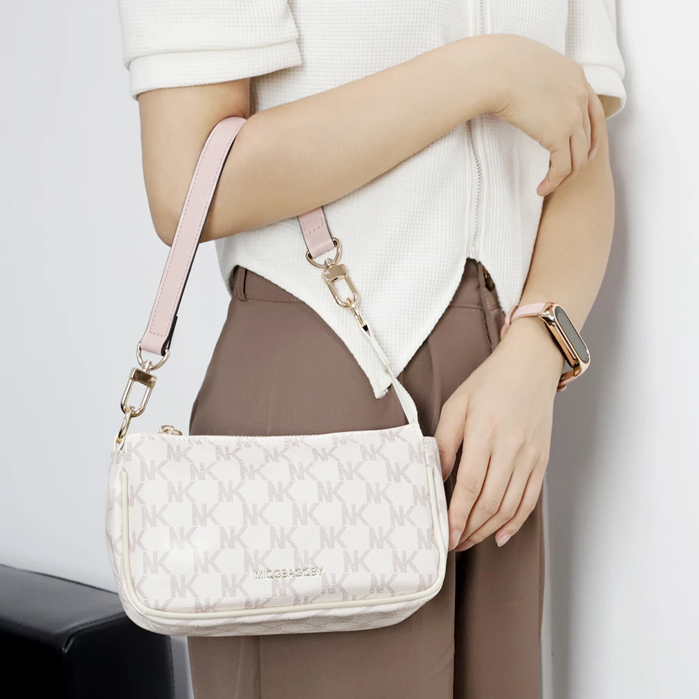 Genuine Cow Leather Short Bag Strap Women Shoulder Strap Purse Handle Strap Replacement for Handbag Accessories 38cm