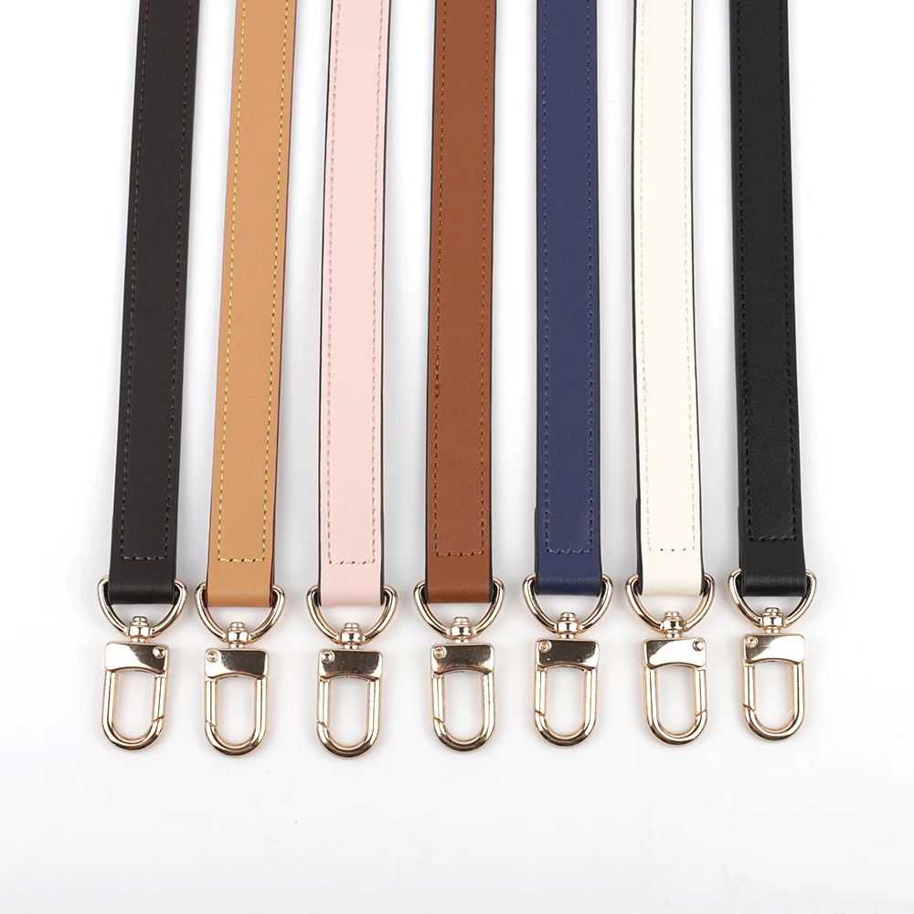 Genuine Cow Leather Short Bag Strap Women Shoulder Strap Purse Handle Strap Replacement for Handbag Accessories 38cm