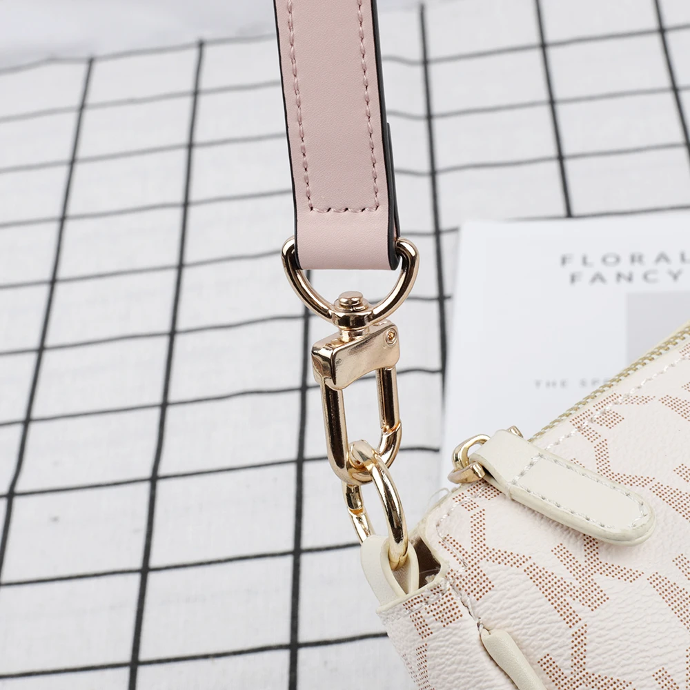 Genuine Cow Leather Short Bag Strap Women Shoulder Strap Purse Handle Strap Replacement for Handbag Accessories 38cm