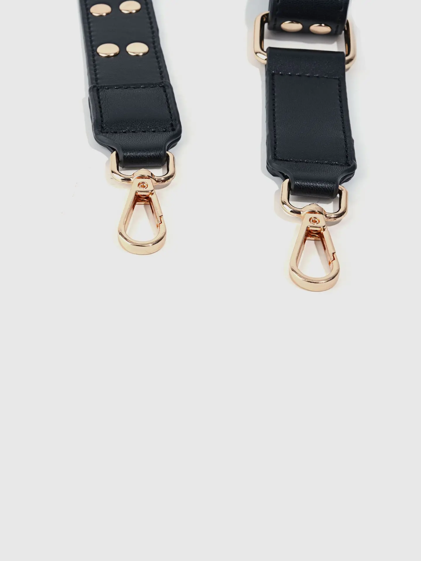 Fashion Rivet Shoulder Bag Strap Adjustable Women Bag Accessories PU Leather Wide Strap Handles Simple Handbag Straps