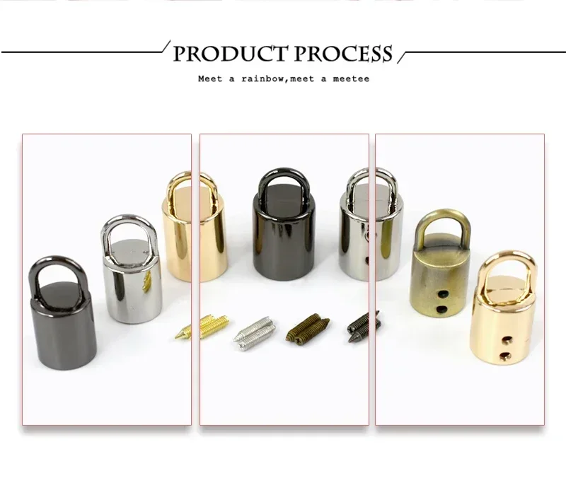5-30Pcs Deepeel 11/14mm Metal Cord Lock Buckles Rope Stopper Handbag Strap Tassel Clasp Hook Hanger Leather Hardware Accessories