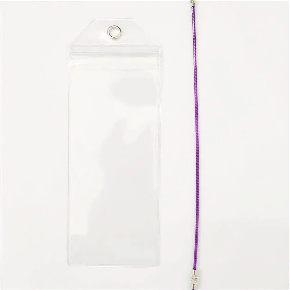 Cruise Luggage Tag With Steel Ring Pvc Clear Waterproof Card Holder Royal Caribbean & Celebrity Cruise Badge Travel Accessories