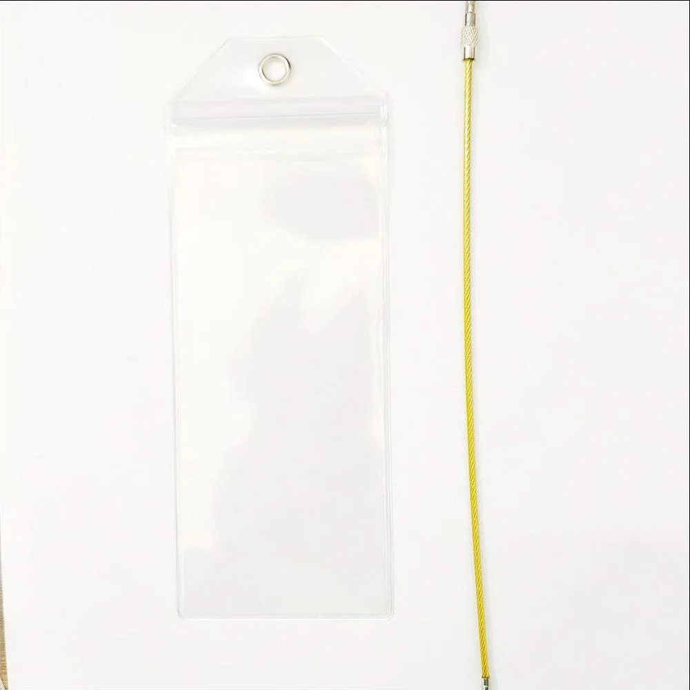 Cruise Luggage Tag With Steel Ring Pvc Clear Waterproof Card Holder Royal Caribbean & Celebrity Cruise Badge Travel Accessories