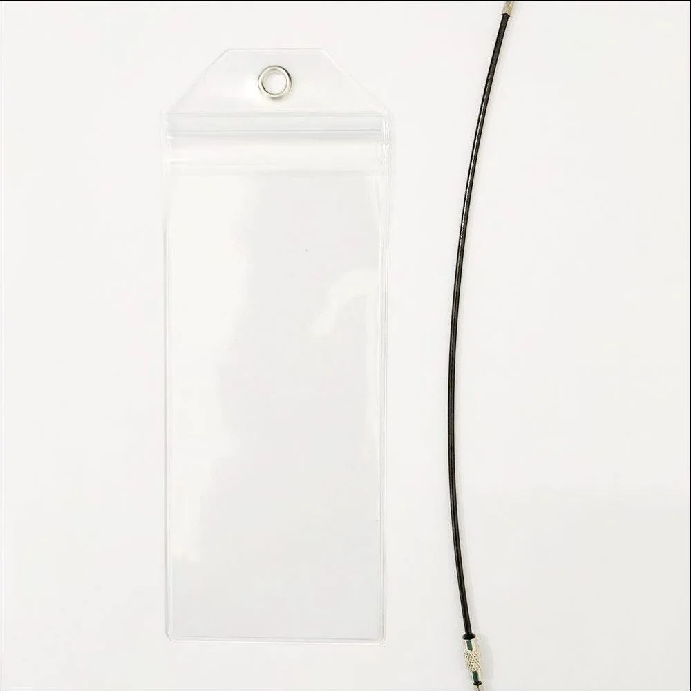 Cruise Luggage Tag With Steel Ring Pvc Clear Waterproof Card Holder Royal Caribbean & Celebrity Cruise Badge Travel Accessories