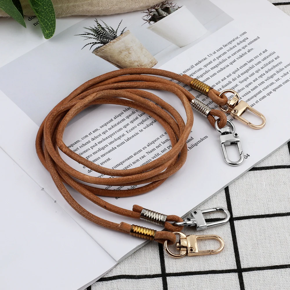 Genuine Leather Bag Strap for Women 40mm 60mm 80mm 120cm Bag Handles Belts for Purse Handbag Shoulder Bag Parts Accessories