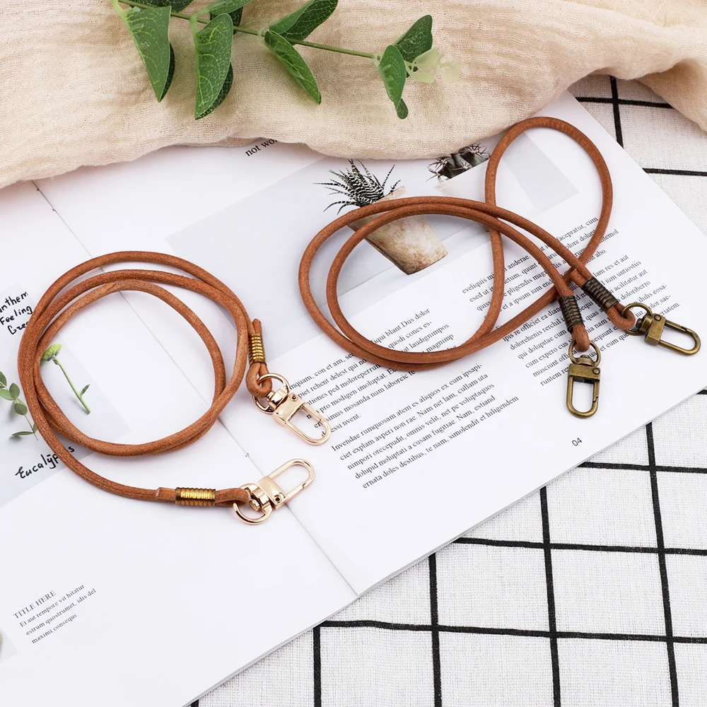 Genuine Leather Bag Strap for Women 40mm 60mm 80mm 120cm Bag Handles Belts for Purse Handbag Shoulder Bag Parts Accessories