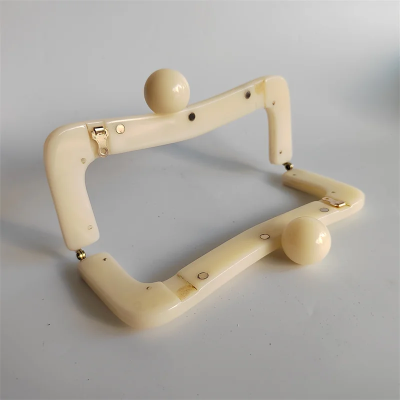 20 Cm Colorful Big Kiss Ball Clasp Acrylic Purse Frame With Screws Bag Handles Handmade Material Resin Clutch Frames Clip Hook
