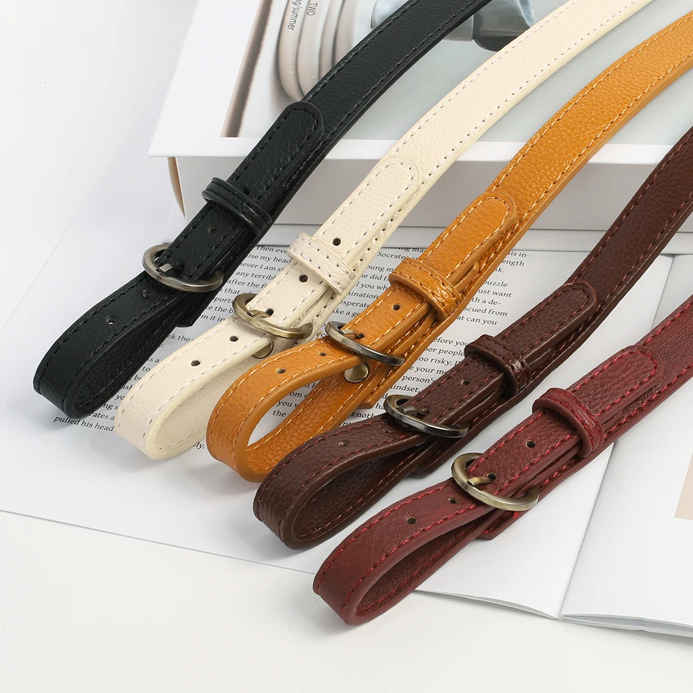 PU Leather Bag Straps Women Handbag Handle Belt Shoulder Crossbody Bag Strap DIY Replacement Strap Bag Part Belt for Bags