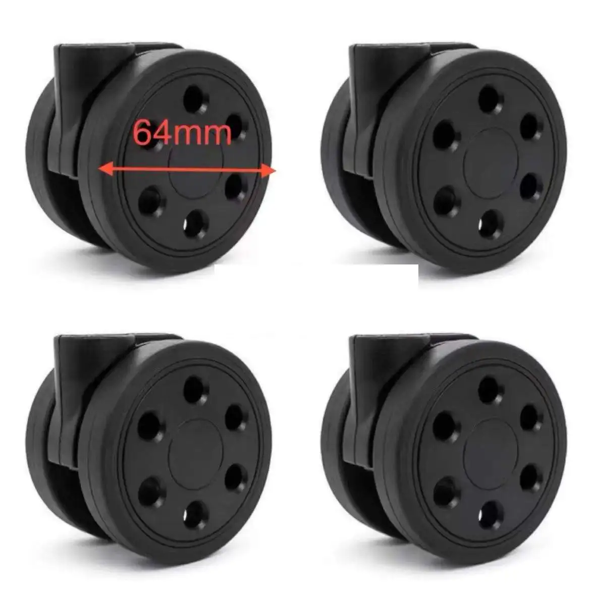 Suitcase Wheels for Rimowa Repair Wheel Replacement Luggage Silent Casters Load-bearing Travel Accessories Customized