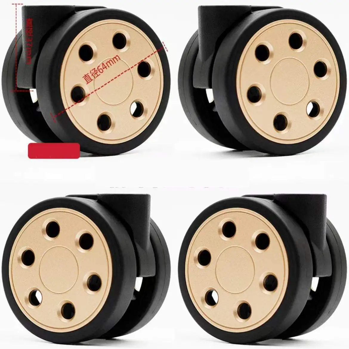 Suitcase Wheels for Rimowa Repair Wheel Replacement Luggage Silent Casters Load-bearing Travel Accessories Customized