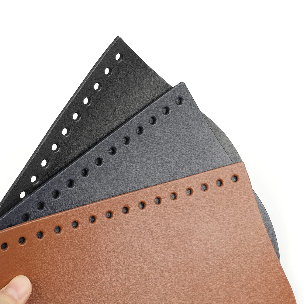 Fashion Genuine Leather Shoulder Bag Flap Cover Replacement for Women Handbag Special Black Bag Accessories DIY Sewing Material