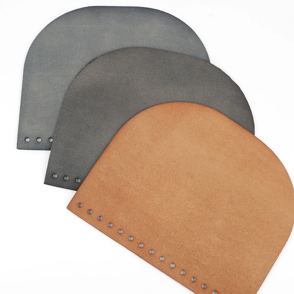 Fashion Genuine Leather Shoulder Bag Flap Cover Replacement for Women Handbag Special Black Bag Accessories DIY Sewing Material