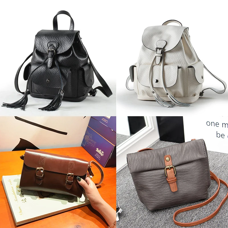 Bag Magnetic Buttons Genuine Leather Bronze Hasp Buckle Cambridge Bag Fastener Women Handmade DIY Crossbody Handbag Accessories