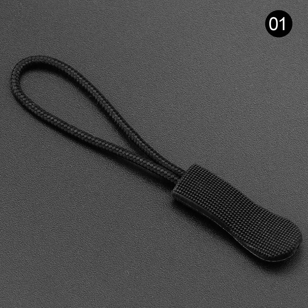 1pcs/lot Zipper Pull Rope End Fit Zippers Puller Zip Head Replacement Clip Buckle Fixer Suitcase Clothing