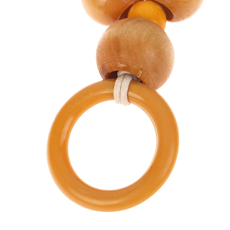 Women Fashion Wooden Bead Rope Bag Strap Wooden Handle Rope Beads Handbag Shoulder Belt DIY Replacement Bag Accessories
