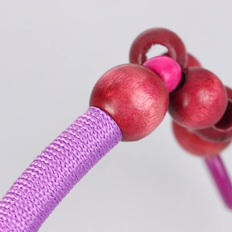 Women Fashion Wooden Bead Rope Bag Strap Wooden Handle Rope Beads Handbag Shoulder Belt DIY Replacement Bag Accessories