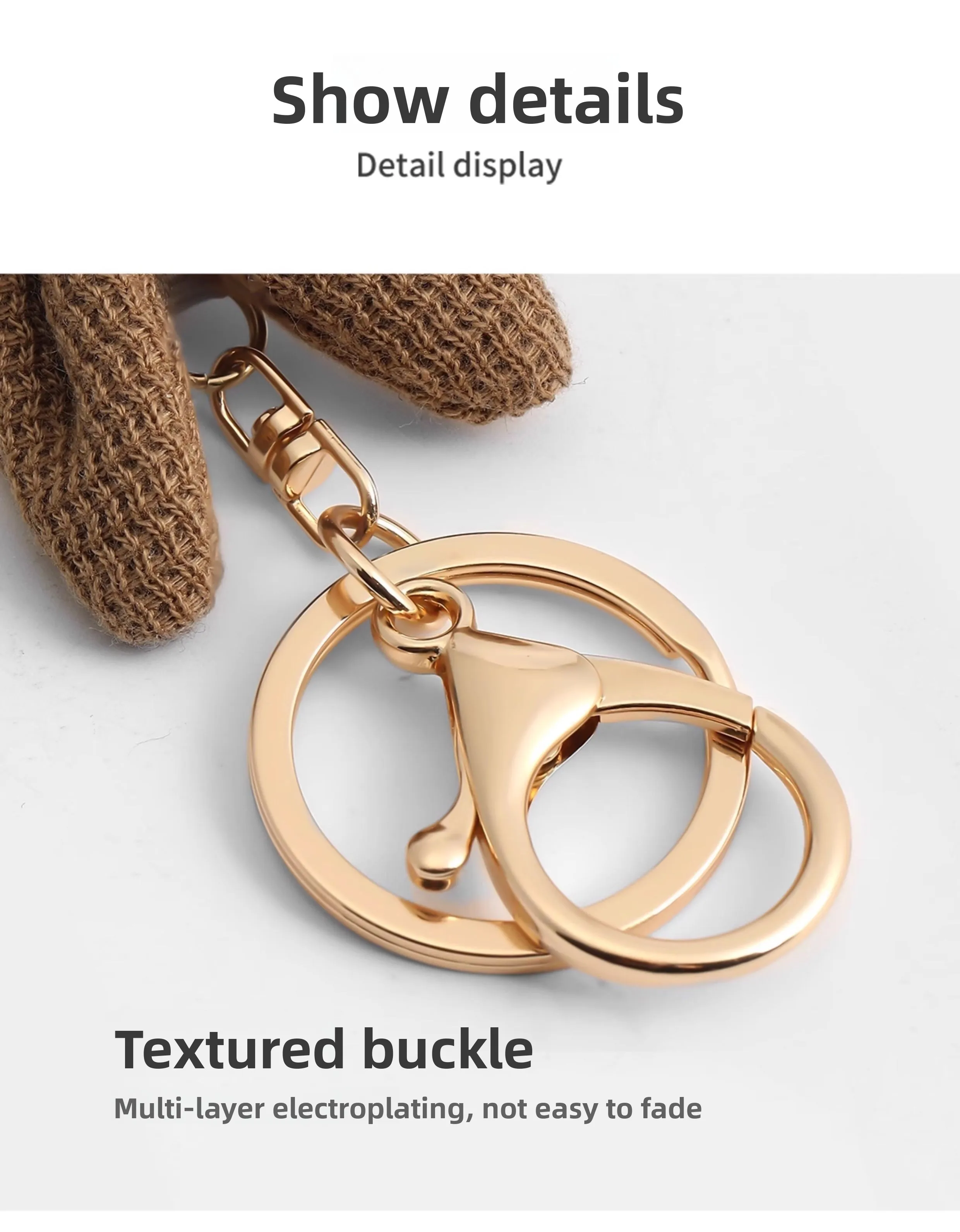Bag Charm For Tote Bag Fashion Bag Pendant Decoration Doll Bunny Keychain High Luxury Bag Decoration Bag Accessories Girl Gift