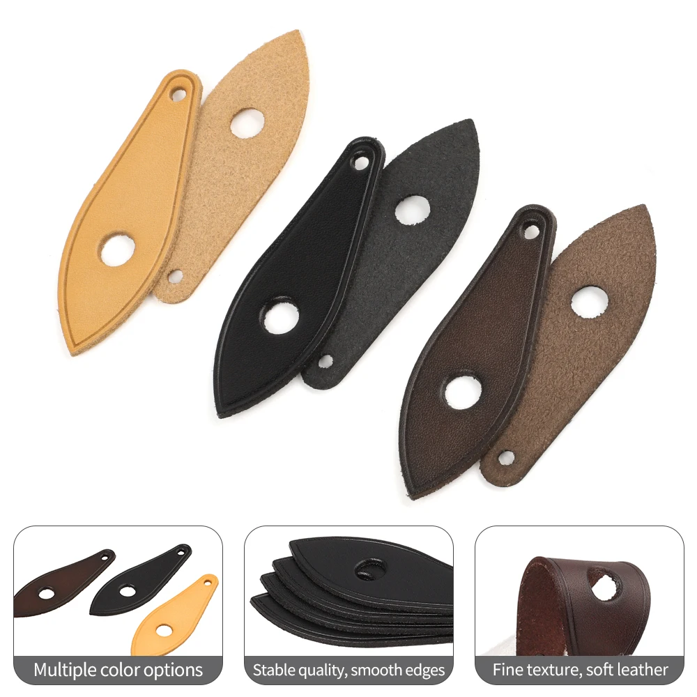 2Pcs/Lot Fashion Handbag Zipper Pulls Genuine Vachetta Leather Replacement for Speedy 25/30/35 Bag Designer Zipper Pull