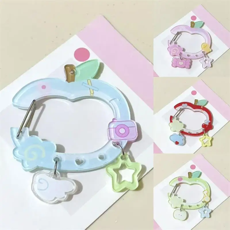 Kawaii Acrylic Carabiner Keychain Cute Cartoon Key Ring for Backpack, Bag Charm & Ita Bag Accessory〔CC88〕