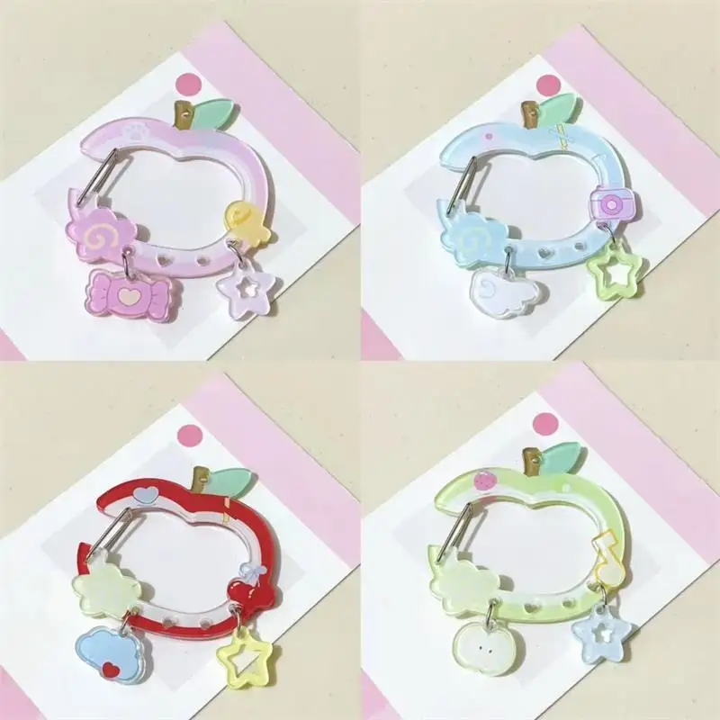 Kawaii Acrylic Carabiner Keychain Cute Cartoon Key Ring for Backpack, Bag Charm & Ita Bag Accessory〔CC88〕