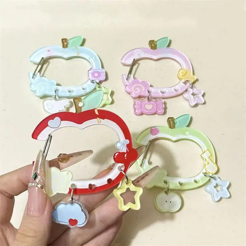 Kawaii Acrylic Carabiner Keychain Cute Cartoon Key Ring for Backpack, Bag Charm & Ita Bag Accessory〔CC88〕