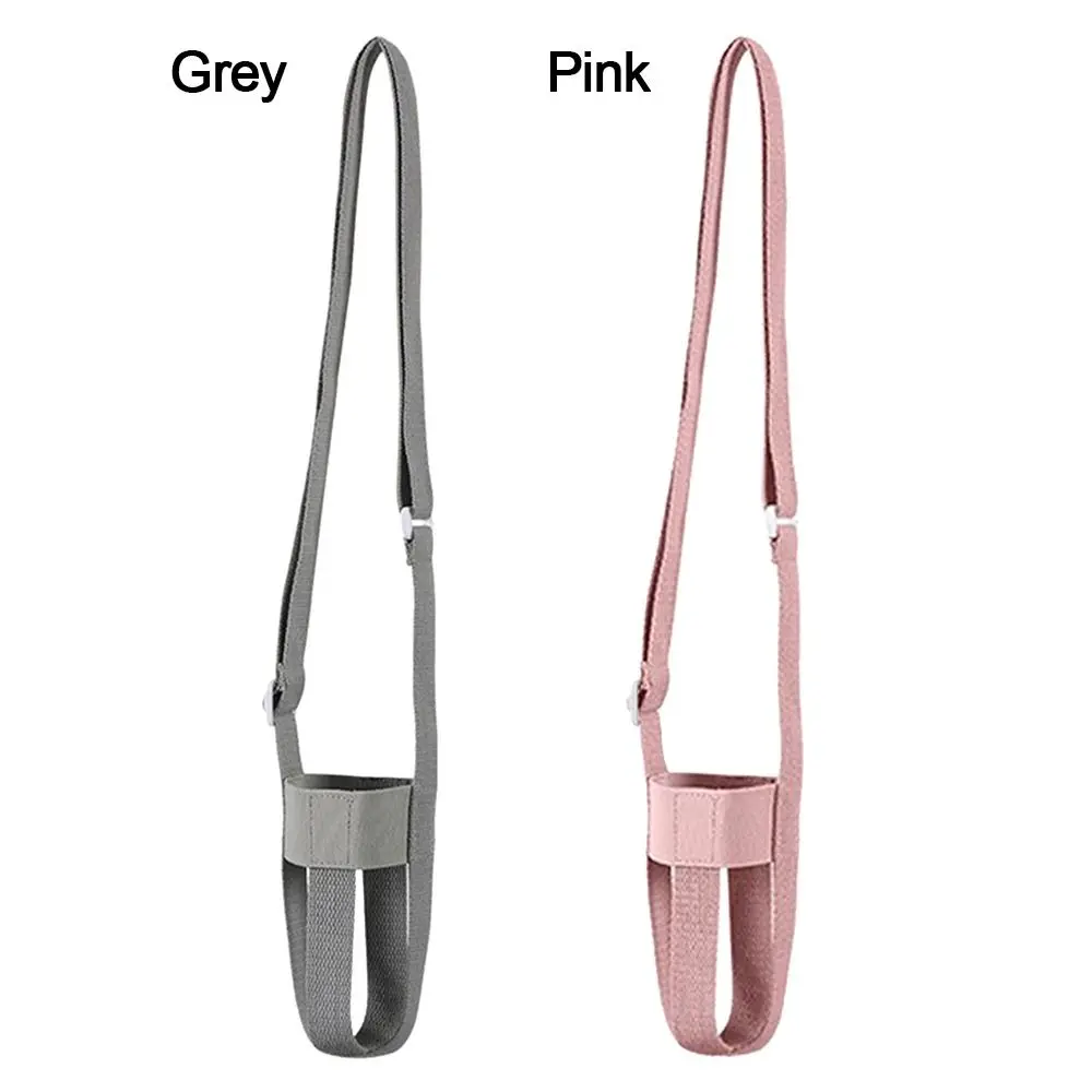 Cartoon-style Cute Water Bottle Shoulder Strap Crossbody Lanyard Mesh Pouch Portable Drink Bottle Carrier Insulated Cup Sleeve