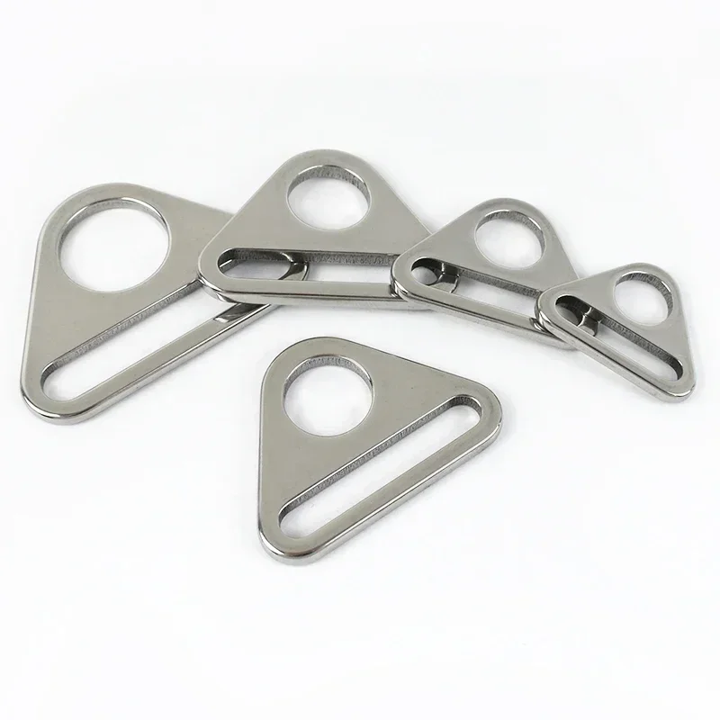 5/10Pcs Deepeel 20-38mm Stainless Steel Triangle Buckle Bag Strap Adjuster Clasp Bra Bikini Anti-slip Connector DIY Fastener Kit