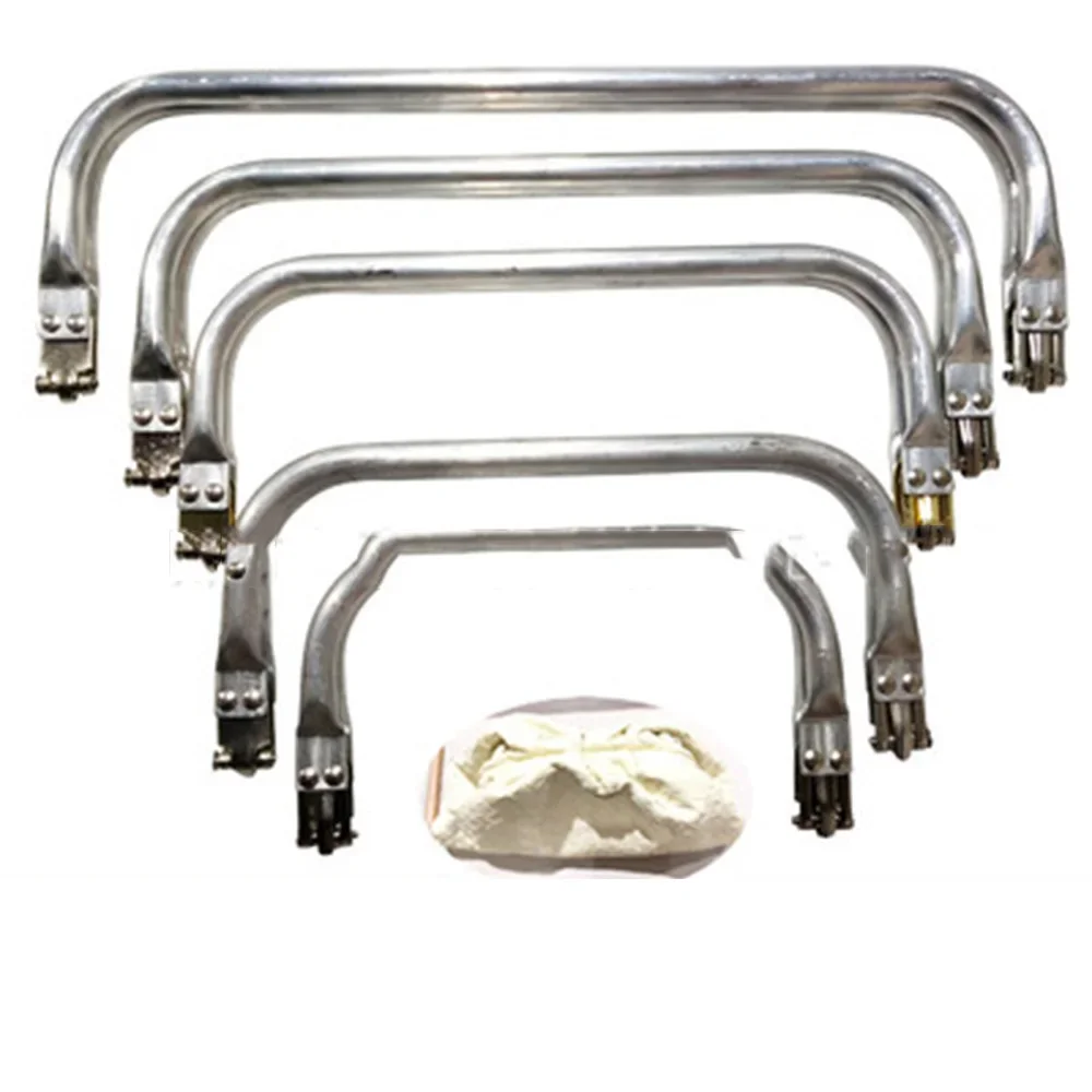Metal Aluminum Tube Frame Bags Handle Accessories Clutch Bag Wallet Pouch Handbag Bag Parts Accessories 16/20/22/25/30cm