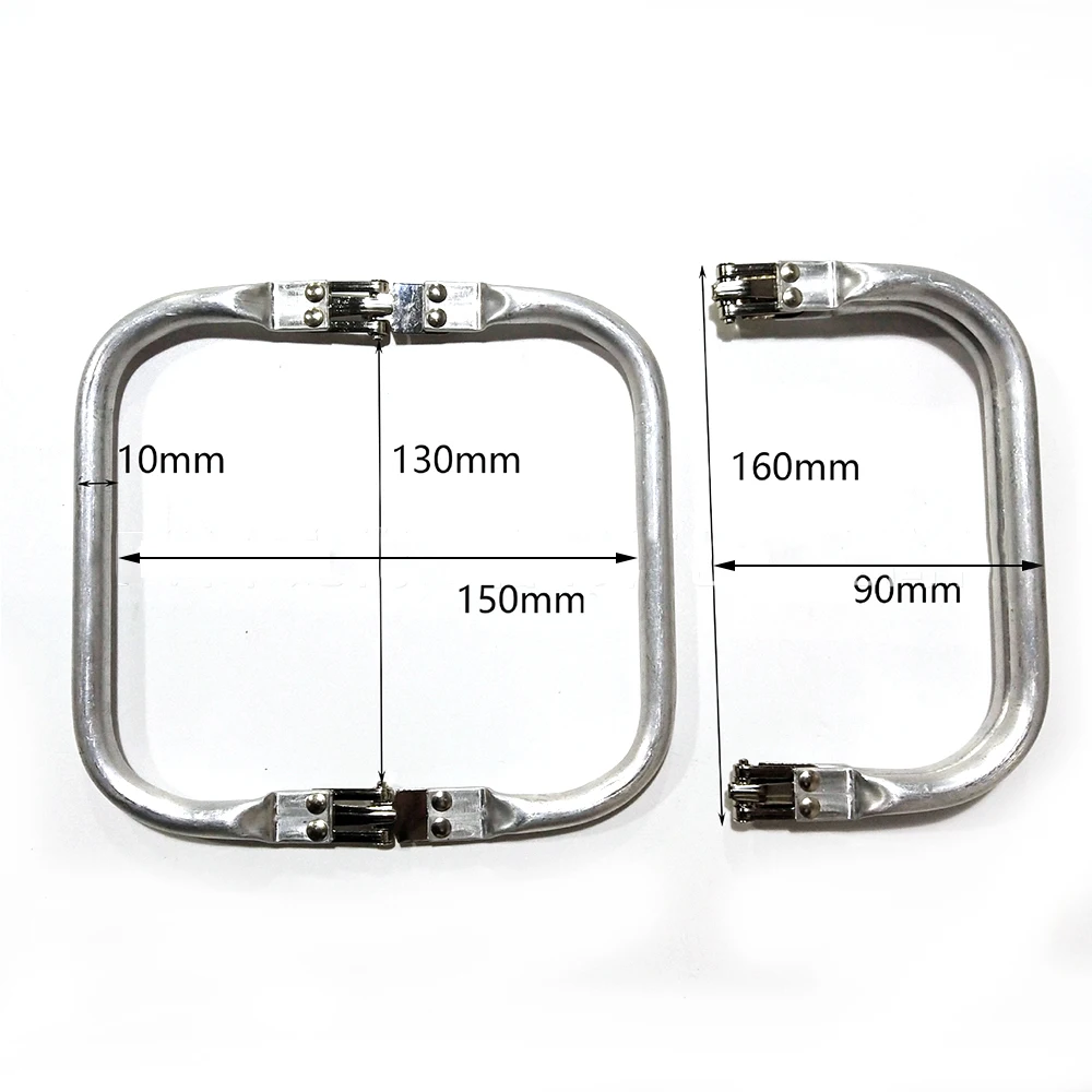 Metal Aluminum Tube Frame Bags Handle Accessories Clutch Bag Wallet Pouch Handbag Bag Parts Accessories 16/20/22/25/30cm