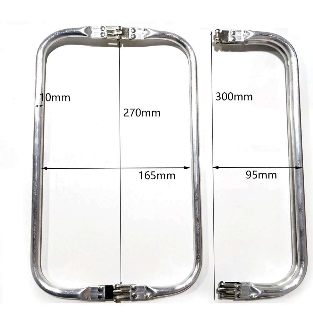 Metal Aluminum Tube Frame Bags Handle Accessories Clutch Bag Wallet Pouch Handbag Bag Parts Accessories 16/20/22/25/30cm