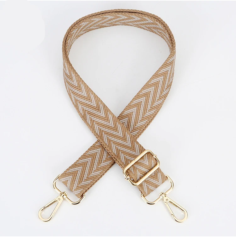 Colorful Bag Strap Women Shoulder Crossbody Bag Belt Adjustable Wide Strap Bag Part Accessories Female Messenger Bag Strap 130cm