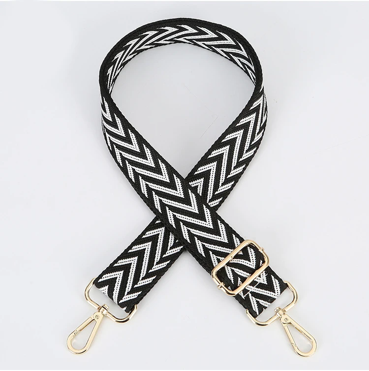 Colorful Bag Strap Women Shoulder Crossbody Bag Belt Adjustable Wide Strap Bag Part Accessories Female Messenger Bag Strap 130cm