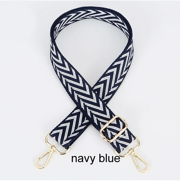Colorful Bag Strap Women Shoulder Crossbody Bag Belt Adjustable Wide Strap Bag Part Accessories Female Messenger Bag Strap 130cm