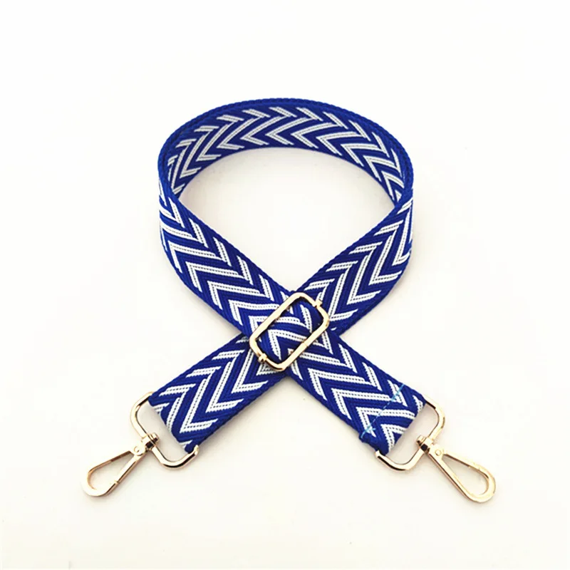 Colorful Bag Strap Women Shoulder Crossbody Bag Belt Adjustable Wide Strap Bag Part Accessories Female Messenger Bag Strap 130cm