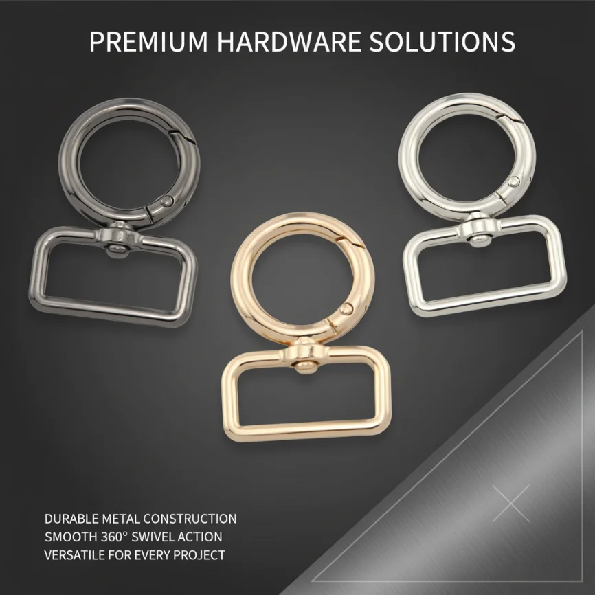 5-20pcs 13-38mm Metal Bags Strap Buckle Swivel Lobster Clasp Pet Collar Carabiner Bag Straps Keychain Snap Hook Accessories