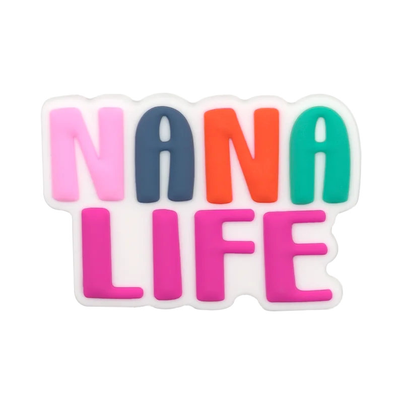 1pcs Mom Life Charms For Beach Bag Accessories Colourful Cool Moms Clus Decoration Dog Beach Tote Bag Accessories