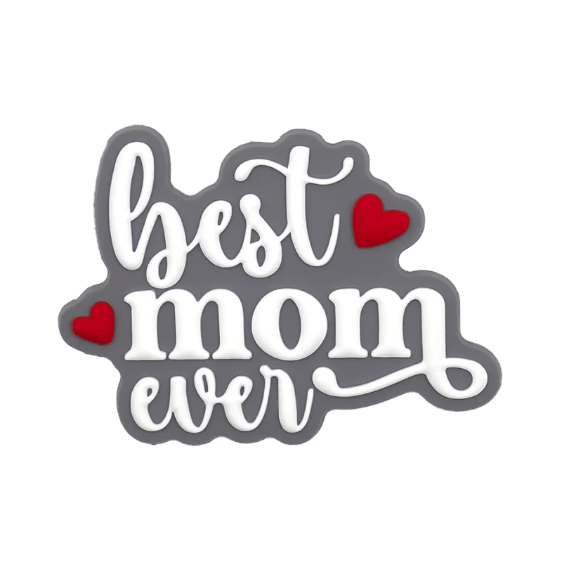 1pcs Mom Life Charms For Beach Bag Accessories Colourful Cool Moms Clus Decoration Dog Beach Tote Bag Accessories