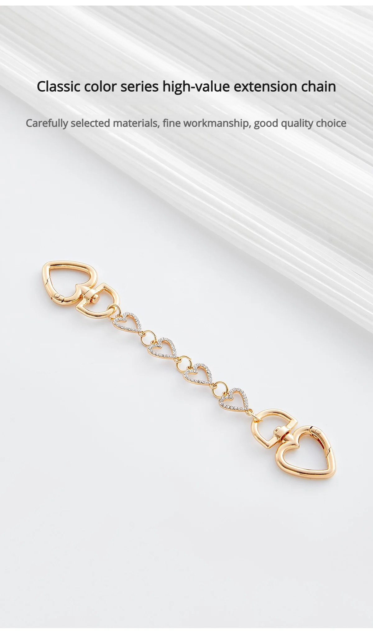 Bag Extension Chain For Teri Women Bag Fashion Durable Bag Decoration Chain Underarm Shoulder Strap Extension Bag Accessories