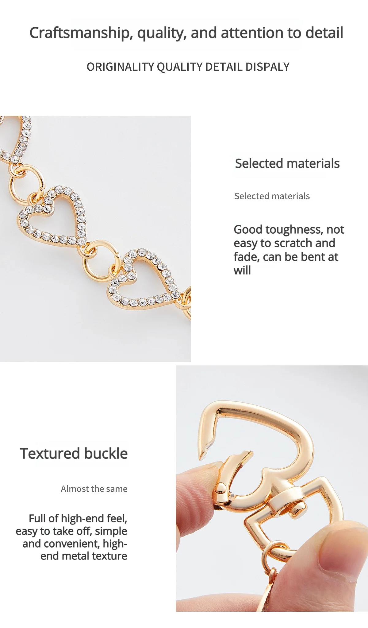 Bag Extension Chain For Teri Women Bag Fashion Durable Bag Decoration Chain Underarm Shoulder Strap Extension Bag Accessories
