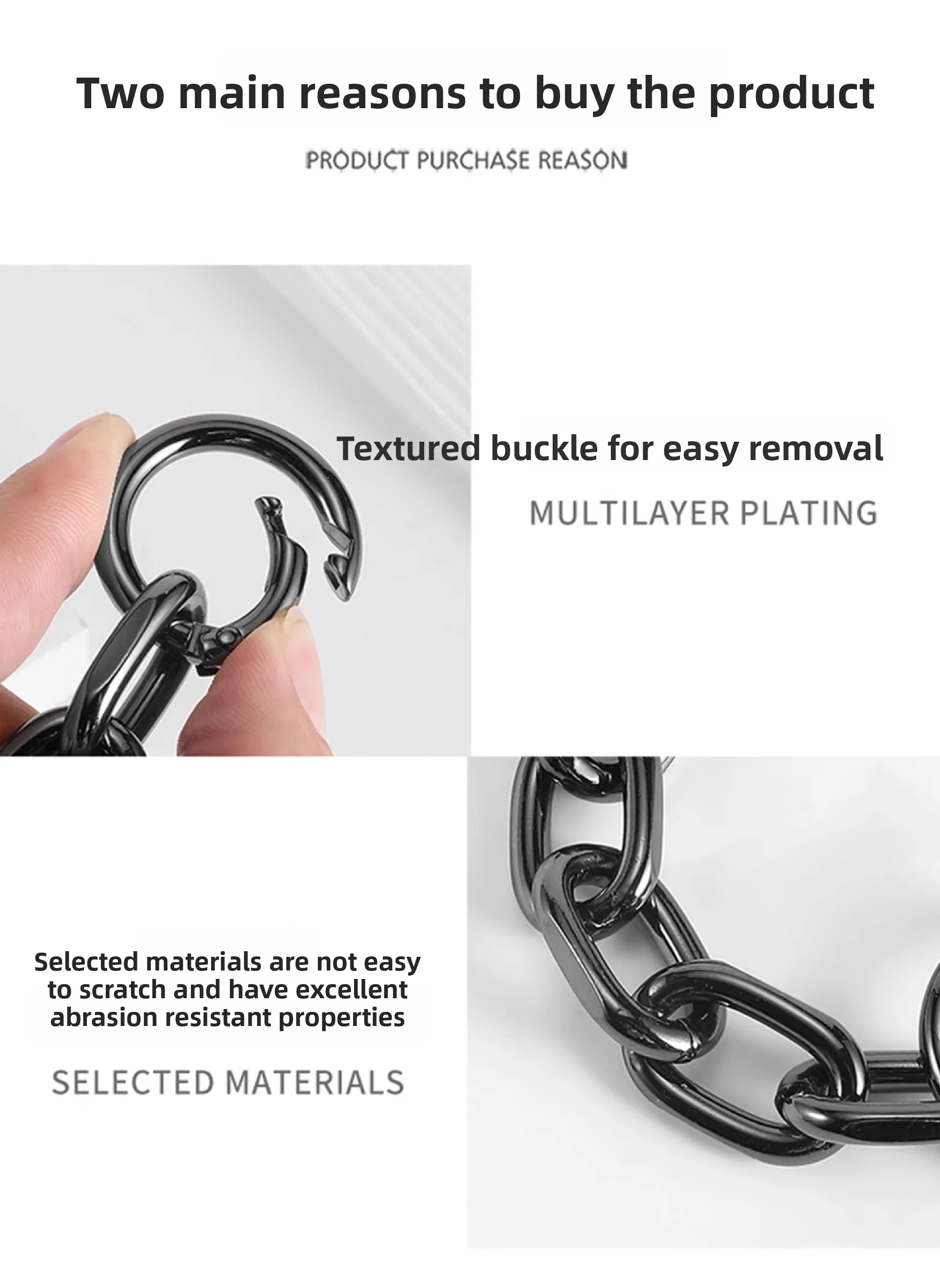 Extension Chain For Longchamp Hobo Crossbody Bag Belt Shoulder Strap Bag Decoration Bag Chain Bag Transformation Accessories
