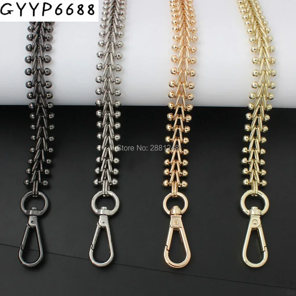 1PC 60/70/100/110/120/130CM 17MM High-end Metal Bag Chains For Women Handbag Shoulder Strap Crossbody Bag Belt Chain Accessories