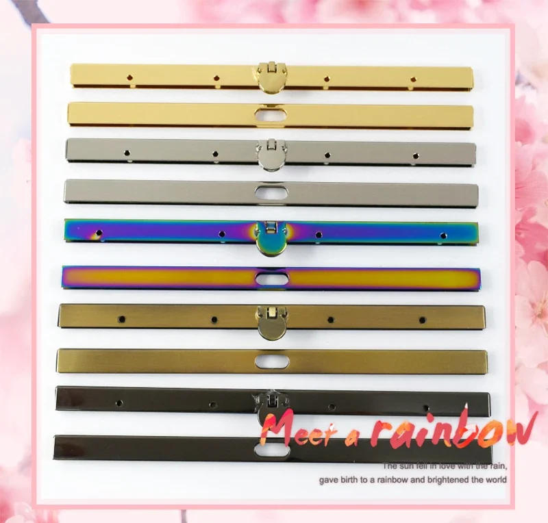 2/5/10Pcs 11.5/19cm Purse Frame Metal Lock Buckles Wallet Kiss Clasps Handbag Locks Clutch Handles Buckle DIY Bag Accessories