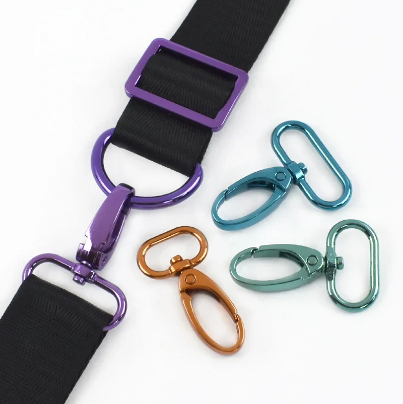 5/10Pcs 20-38mm Bag Strap Metal Buckle Swivel Lobster Clasp Dog Collar Carabiner Clip KeyChain Webbing Snap Hook DIY Accessories
