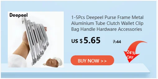 1/2/5Pcs 16/20cm Metal Bag Handle Purse Frame Pearl Head Kiss Clasp HandBag Wallet Sewing Brackets DIY Bags Hardware Accessories