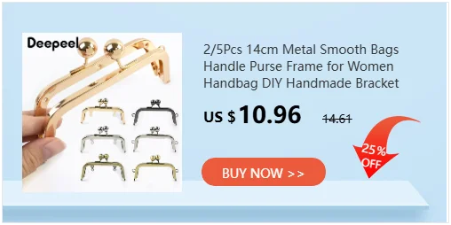 1/2/5Pcs 16/20cm Metal Bag Handle Purse Frame Pearl Head Kiss Clasp HandBag Wallet Sewing Brackets DIY Bags Hardware Accessories