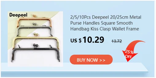 1/2/5Pcs 16/20cm Metal Bag Handle Purse Frame Pearl Head Kiss Clasp HandBag Wallet Sewing Brackets DIY Bags Hardware Accessories